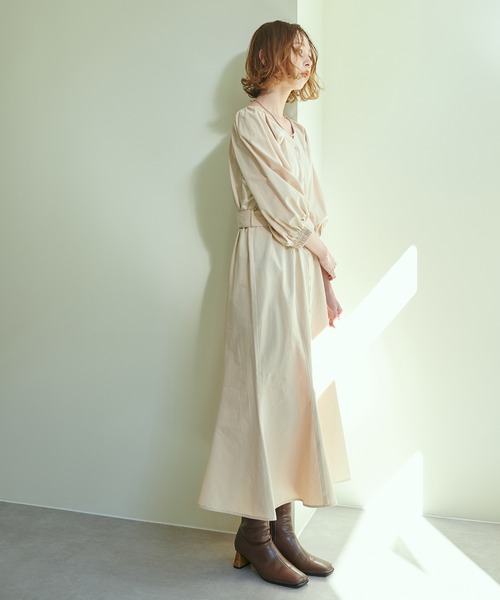 natural couture（ナチュラルクチュール）の「【WEB限定サイズ有り】トレンドがぎゅっと詰まった　オフショルにもなるマルチWAYワンピース（ワンピース・レディース・ブラック/サックスブルー/ピンク/アイボリー/ミント・SMALL/MEDIUM）」の20枚目の写真