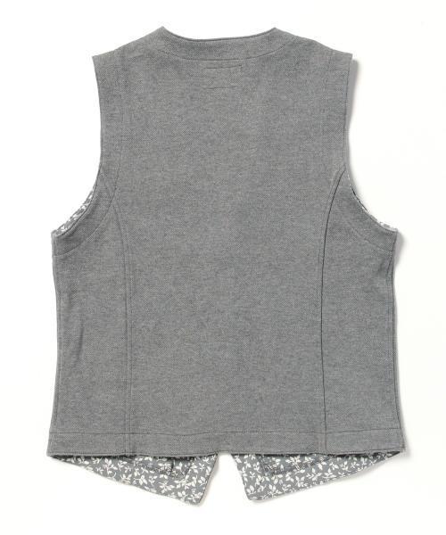 BEAMS（ビームス）の「○BEAMS / ダブルフェイス カットソー ジレベスト（ベスト・メンズ・グレー/ブラック/ネイビー・SMALL/LARGE/MEDIUM）」の9枚目の写真