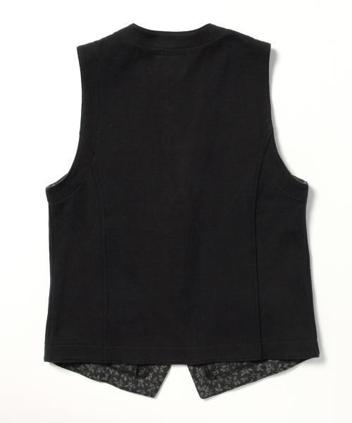 BEAMS（ビームス）の「○BEAMS / ダブルフェイス カットソー ジレベスト（ベスト・メンズ・グレー/ブラック/ネイビー・SMALL/LARGE/MEDIUM）」の4枚目の写真