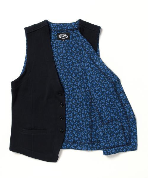 BEAMS（ビームス）の「○BEAMS / ダブルフェイス カットソー ジレベスト（ベスト・メンズ・グレー/ブラック/ネイビー・SMALL/LARGE/MEDIUM）」の5枚目の写真