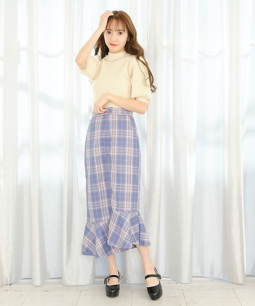 TITTY&CO.（ティティーアンドコー）の「【TITTY&CO.】バックシフォンリボンニット（ニット/セーター・レディース・オフホワイト/ベージュ/ピンク・FREE）」の16枚目の写真