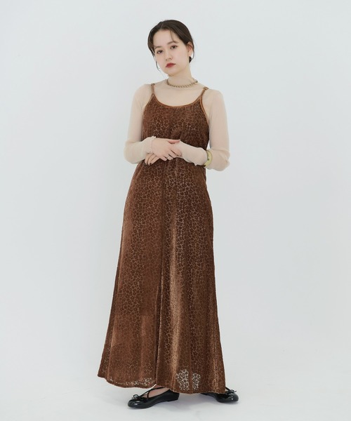 TINA:JOJUN キャミドレス TINA：JOJUN ワンピース チュールボレロ付き キャミドレス