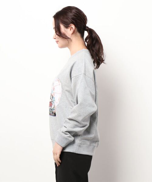 SEE BY CHLOE(シーバイクロエ)の「SWEAT SHIRT/オーバーサイズスウェットシャツ(スウェット・レディース・グレー・S/M)」の2枚目の写真