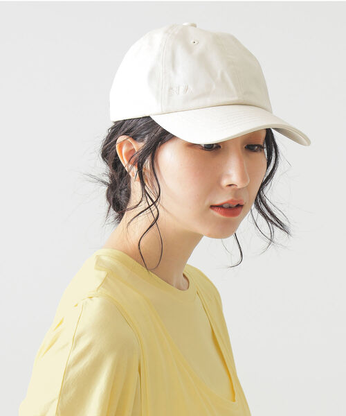 BEAMS LIGHTS(ビームスライツ)の「SEA / 刺繍ロゴ CAP(キャップ・レディース・グリーン/ナチュラル/ブラック・ONE SIZE)」の3枚目の写真