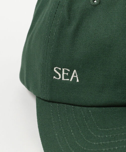 BEAMS LIGHTS(ビームスライツ)の「SEA / 刺繍ロゴ CAP(キャップ・レディース・グリーン/ナチュラル/ブラック・ONE SIZE)」の15枚目の写真