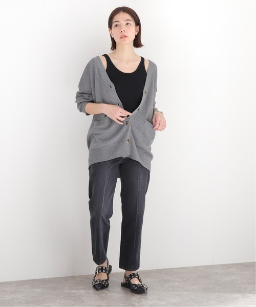 journal standard L'essage(ジャーナルスタンダードレサージュ)の「ベアテレコタンク(タンクトップ・レディース・ブラック/グレー/ピンク・FREE)」の4枚目の写真