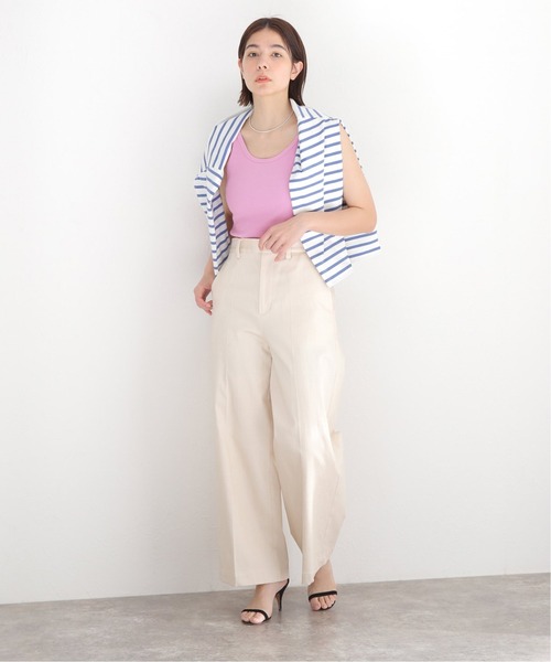 journal standard L'essage(ジャーナルスタンダードレサージュ)の「ベアテレコタンク(タンクトップ・レディース・ブラック/グレー/ピンク・FREE)」の6枚目の写真