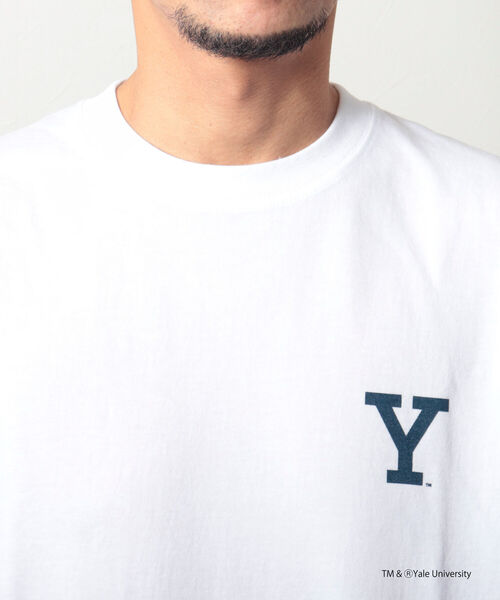 NOLLEY'S goodman（ノーリーズグッドマン）の「【WEB限定】YALE / UCLA カレッジ プリント ビッグシルエット Tシャツ（Tシャツ/カットソー・メンズ・ホワイト×ネイビー/チャコールグレー/ホワイト系その他2/ホワイト×ブラック/ホワイト系その他・LARGE/MEDIUM）」の16枚目の写真