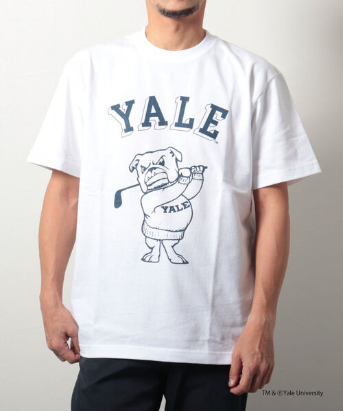 NOLLEY'S goodman（ノーリーズグッドマン）の「【WEB限定】YALE / UCLA カレッジ プリント ビッグシルエット Tシャツ（Tシャツ/カットソー・メンズ・ホワイト×ネイビー/チャコールグレー/ホワイト系その他2/ホワイト×ブラック/ホワイト系その他・LARGE/MEDIUM）」の20枚目の写真