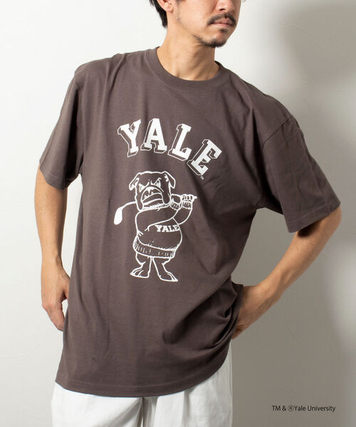NOLLEY'S goodman（ノーリーズグッドマン）の「【WEB限定】YALE / UCLA カレッジ プリント ビッグシルエット Tシャツ（Tシャツ/カットソー・メンズ・ホワイト×ネイビー/チャコールグレー/ホワイト系その他2/ホワイト×ブラック/ホワイト系その他・LARGE/MEDIUM）」の17枚目の写真