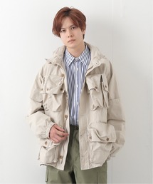 URU（ウル）の「【URU / ウル】C/RIP STOP HOODED ZIP UP BZ TYPE A（ブルゾン）」