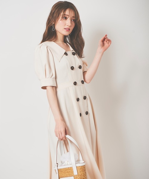 31Sons de mode 麻調合繊衿付きワンピース ネイビー 36 31Sons de mode 麻調合繊衿付きワンピース ネイビー 36 - メルカリ