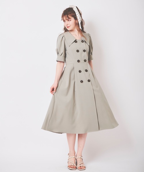 31Sons de mode 麻調合繊衿付きワンピース ネイビー 36 31Sons de mode 麻調合繊衿付きワンピース ネイビー 36 - メルカリ