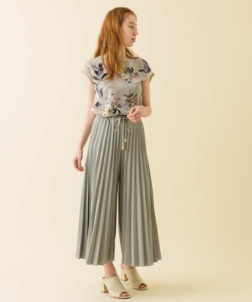 Paradise Picnic（パラダイスピクニック）の「アコーディオンプリーツパンツ（その他パンツ・レディース・グレー/アイボリー/ミント・FREE）」の21枚目の写真