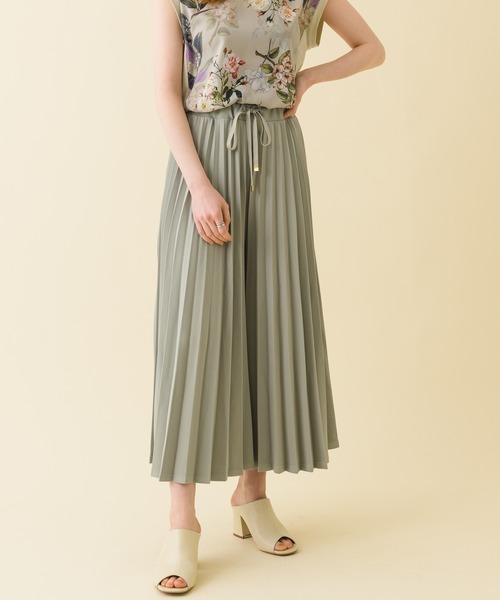 Paradise Picnic（パラダイスピクニック）の「アコーディオンプリーツパンツ（その他パンツ・レディース・グレー/アイボリー/ミント・FREE）」の10枚目の写真