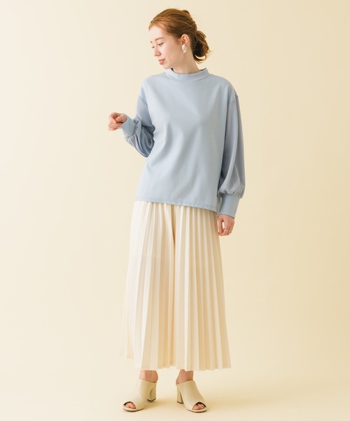 Paradise Picnic（パラダイスピクニック）の「アコーディオンプリーツパンツ（その他パンツ・レディース・グレー/アイボリー/ミント・FREE）」の5枚目の写真