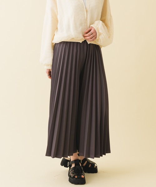 Paradise Picnic（パラダイスピクニック）の「アコーディオンプリーツパンツ（その他パンツ・レディース・グレー/アイボリー/ミント・FREE）」の6枚目の写真