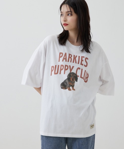 JUNRED(ジュンレッド)の「PUPPY CLUB Tシャツ(Tシャツ/カットソー・メンズ・ホワイト/ホワイト系その他/ホワイト系その他2・S/M/L)」の3枚目の写真