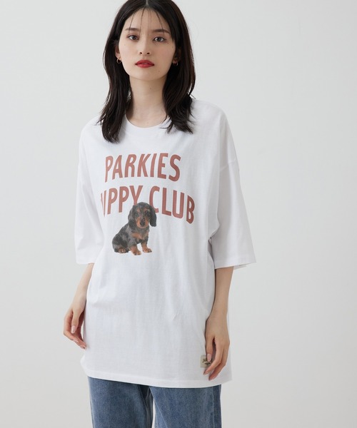 JUNRED(ジュンレッド)の「PUPPY CLUB Tシャツ(Tシャツ/カットソー・メンズ・ホワイト/ホワイト系その他/ホワイト系その他2・S/M/L)」の17枚目の写真