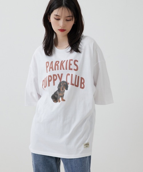 JUNRED(ジュンレッド)の「PUPPY CLUB Tシャツ(Tシャツ/カットソー・メンズ・ホワイト/ホワイト系その他/ホワイト系その他2・S/M/L)」の18枚目の写真