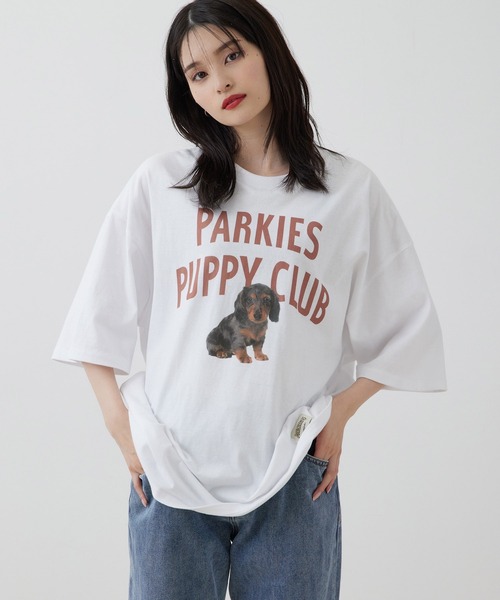 JUNRED(ジュンレッド)の「PUPPY CLUB Tシャツ(Tシャツ/カットソー・メンズ・ホワイト/ホワイト系その他/ホワイト系その他2・S/M/L)」の19枚目の写真