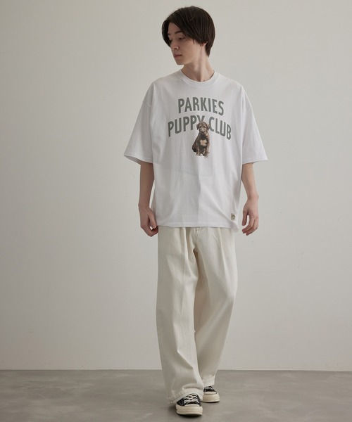 JUNRED(ジュンレッド)の「PUPPY CLUB Tシャツ(Tシャツ/カットソー・メンズ・ホワイト/ホワイト系その他/ホワイト系その他2・S/M/L)」の7枚目の写真