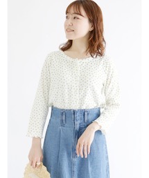 花柄／無地アソートカーディガン