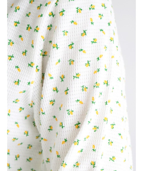 ehka sopo(エヘカソポ)の「花柄/無地アソートカーディガン(カーディガン/ボレロ・レディース・イエロー/ブルー/グリーン/キナリ・フリ-)」の15枚目の写真