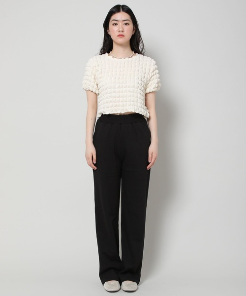 ALAND（エーランド）の「3.3 Field Trip／エンボスクロップT　2285579（Tシャツ/カットソー・レディース・ブラック/イエロー/アイボリー/セージグリーン・FREE）」の10枚目の写真