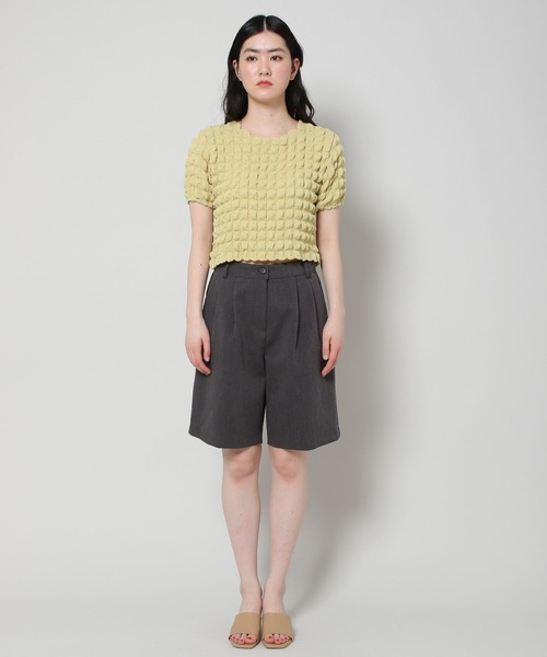 ALAND（エーランド）の「3.3 Field Trip／エンボスクロップT　2285579（Tシャツ/カットソー・レディース・ブラック/イエロー/アイボリー/セージグリーン・FREE）」の13枚目の写真