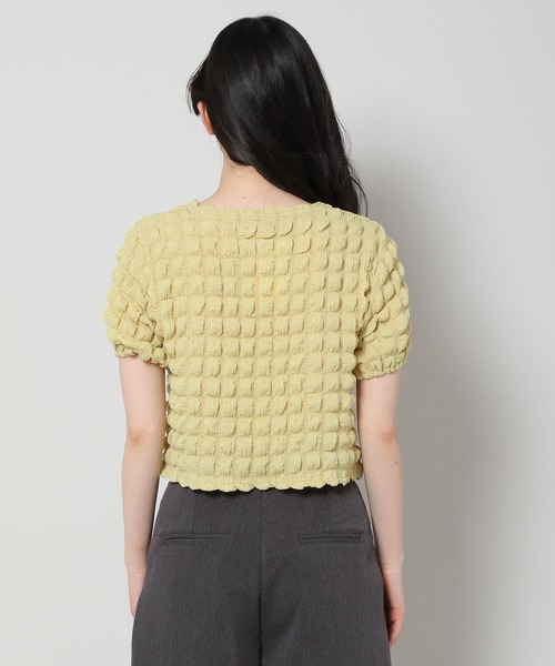 ALAND（エーランド）の「3.3 Field Trip／エンボスクロップT　2285579（Tシャツ/カットソー・レディース・ブラック/イエロー/アイボリー/セージグリーン・FREE）」の16枚目の写真