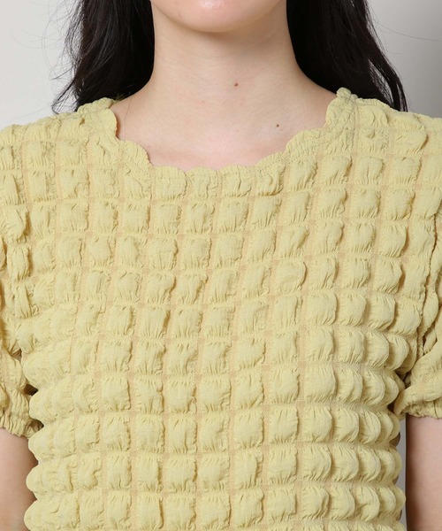 ALAND（エーランド）の「3.3 Field Trip／エンボスクロップT　2285579（Tシャツ/カットソー・レディース・ブラック/イエロー/アイボリー/セージグリーン・FREE）」の17枚目の写真