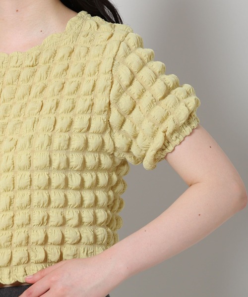 ALAND（エーランド）の「3.3 Field Trip／エンボスクロップT　2285579（Tシャツ/カットソー・レディース・ブラック/イエロー/アイボリー/セージグリーン・FREE）」の18枚目の写真