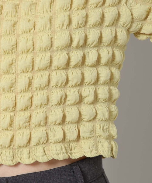 ALAND（エーランド）の「3.3 Field Trip／エンボスクロップT　2285579（Tシャツ/カットソー・レディース・ブラック/イエロー/アイボリー/セージグリーン・FREE）」の19枚目の写真