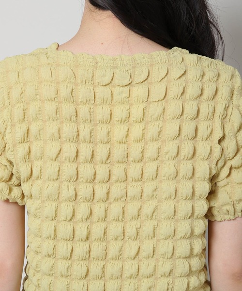 ALAND（エーランド）の「3.3 Field Trip／エンボスクロップT　2285579（Tシャツ/カットソー・レディース・ブラック/イエロー/アイボリー/セージグリーン・FREE）」の20枚目の写真