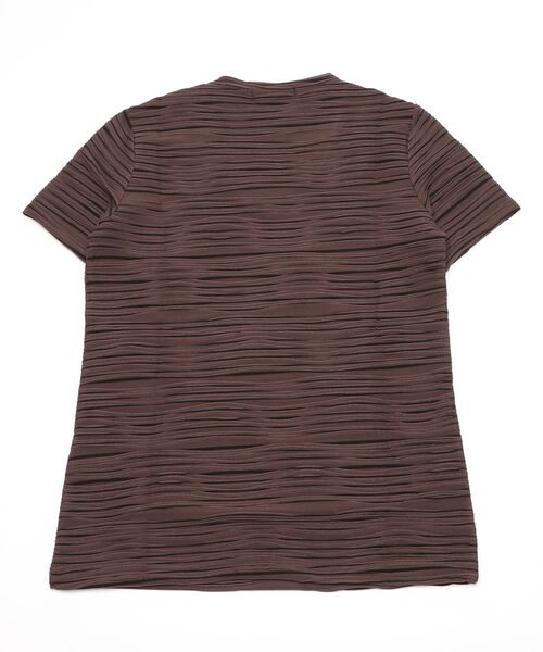 TORNADO MART（トルネードマート）の「【LADIES'】TORNADO MART∴タックボーダー半袖カットソー（Tシャツ/カットソー・レディース・ブラウン/レッド/ホワイト・36/38）」の11枚目の写真