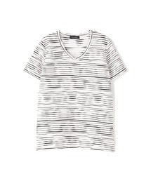 TORNADO MART | 【LADIES'】TORNADO MART∴タックボーダー半袖カットソー(Tシャツ/カットソー)