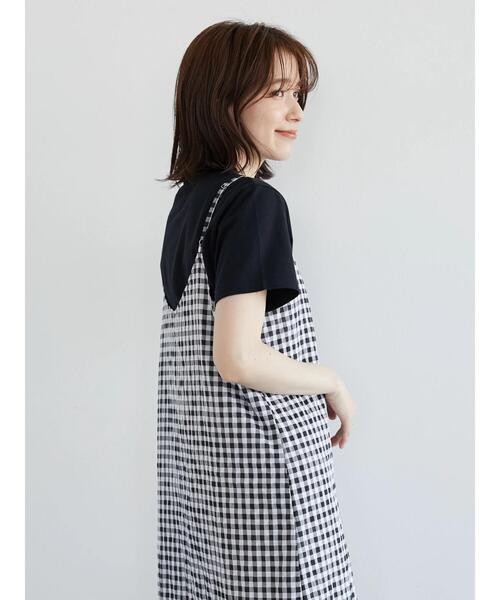 Petit fleur(プチフルール)の「・Petit Fleur ハナ&ハート刺繍Tシャツ(Tシャツ/カットソー・レディース・グリーン/オフホワイト/ピンク/ブラック・FREE)」の13枚目の写真