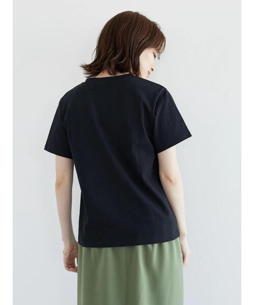 Petit fleur(プチフルール)の「・Petit Fleur ハナ&ハート刺繍Tシャツ(Tシャツ/カットソー・レディース・グリーン/オフホワイト/ピンク/ブラック・FREE)」の17枚目の写真