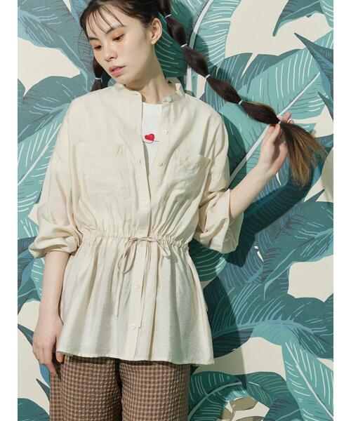 Petit fleur(プチフルール)の「・Petit Fleur ハナ&ハート刺繍Tシャツ(Tシャツ/カットソー・レディース・グリーン/オフホワイト/ピンク/ブラック・FREE)」の20枚目の写真