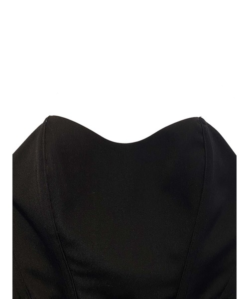 PAMEO POSE（パメオポーズ）の「Jeanne Corset（チューブトップ・レディース・ブラック/ピンク・FREE）」の4枚目の写真