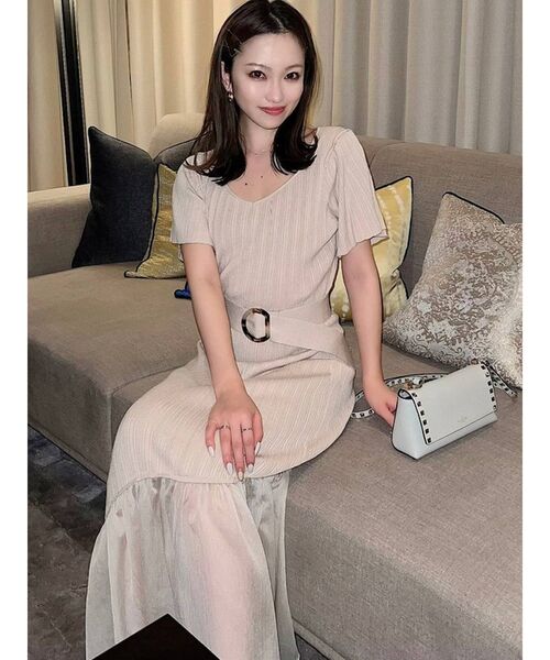 RESEXXY(リゼクシー)の「2wayショルダーマーメイドニットワンピース(ワンピース・レディース・ブラック/ブラウン/アイボリー/ミント・FREE)」の20枚目の写真