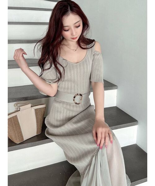 RESEXXY(リゼクシー)の「2wayショルダーマーメイドニットワンピース(ワンピース・レディース・ブラック/ブラウン/アイボリー/ミント・FREE)」の21枚目の写真