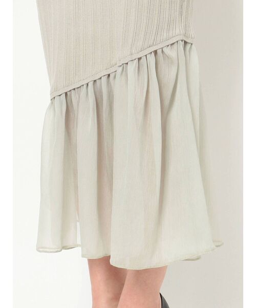 RESEXXY(リゼクシー)の「2wayショルダーマーメイドニットワンピース(ワンピース・レディース・ブラック/ブラウン/アイボリー/ミント・FREE)」の12枚目の写真