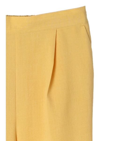 Green Parks(グリーンパークス)の「接触冷感 センタープレスストレートパンツ(その他パンツ・レディース・イエロー/ブルーグリーン/グレイッシュベージュ/ダークネイビー・FREE)」の13枚目の写真