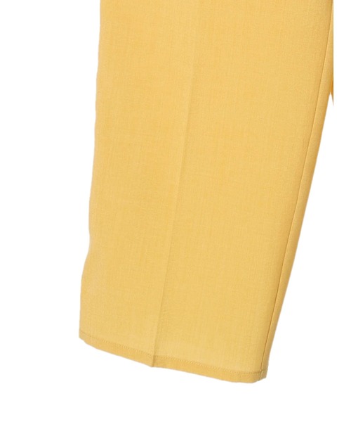 Green Parks(グリーンパークス)の「接触冷感 センタープレスストレートパンツ(その他パンツ・レディース・イエロー/ブルーグリーン/グレイッシュベージュ/ダークネイビー・FREE)」の16枚目の写真