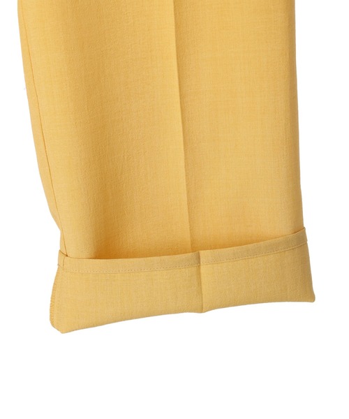 Green Parks(グリーンパークス)の「接触冷感 センタープレスストレートパンツ(その他パンツ・レディース・イエロー/ブルーグリーン/グレイッシュベージュ/ダークネイビー・FREE)」の10枚目の写真