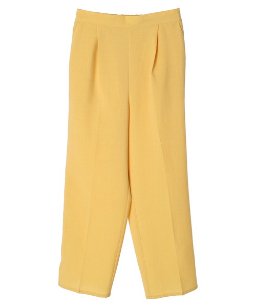 Green Parks(グリーンパークス)の「接触冷感 センタープレスストレートパンツ(その他パンツ・レディース・イエロー/ブルーグリーン/グレイッシュベージュ/ダークネイビー・FREE)」の17枚目の写真