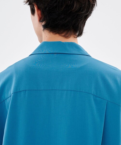 CITY TOKYO（シティトウキョウ）の「スラッシュポケットショートスリーブシャツ（シャツ/ブラウス・メンズ・ブラック/ブルー/グレイッシュベージュ・1/2）」の14枚目の写真