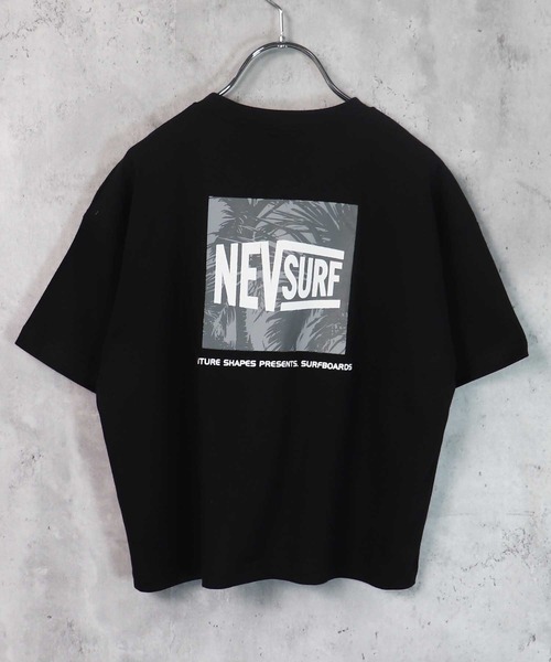 THE CASUAL（カジュアル）の「ビッグシルエット ロゴバックプリント クルーネック半袖カットソー キッズ（Tシャツ/カットソー・キッズ・ブラック/ベージュ/オフホワイト/オレンジ/ブルー/ミント/チャコール/ホワイト系/ホワイト系1・140cm/150cm/160cm/110cm/120cm/130cm）」の5枚目の写真